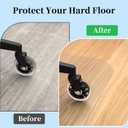 Tonaus Office Chair Mat for Hardwood Floor 48"×36" Desk Chair Mat, Clear