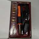 Craft Culture Wood Burning Tool Pen - Craft Burning Tools for Adults & Teens - Wood Burner Kit, Engraver, Carver, Pyrography, Woodburning - Includes 9 Premium Tips - Adjustable Temperature Control