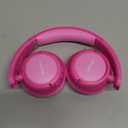 iClever BTH22 Kids Bluetooth Headphones, 60H Play Time, 74/85 dBA Safe Volume, Bluetooth 5.4, USB C, Over Ear Kids Headphones Wireless with Mic AUX Cord for iPad/Tablet/Travel, Blossom Pink