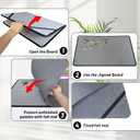 Folding Puzzle Board with 6 Sorting Trays and Felt Mat,for Storage and Saver, Non-Slip Surface,for Puzzle Board 1000 Pieces, 1000 pieces, 22.44 inches x 31.1 inches
