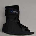 United Ortho USA14013 Short Cam Walker Fracture Boot, Small, Black