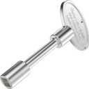 Onlyfire Products Handle Replacement Gas Valve Key for 1/4" and 5/16" Turn Ball Valve,3",Chrome