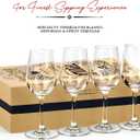 Tequila Tasting and Sipping Glasses | Tequila Glassware Collection | Set of 4 | 5.5 oz Crystal Snifter Copitas for Drinking Blanco, Reposado, Anejo Tequilas | Liquor and Spirits Sippers, 4 Count