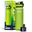 AQUAPHOR City Filtered Water Bottle in Tritan BPA-free - Portable with Integrated Water Purifying Filter 500 ml - Green (16.9 Ounces)