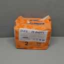 Pura Hypoallergenic Diapers, Size 2 (7-13 lbs) Totally Chlorine Free, Wetness Indicator, Suitable for Sensitive Skin, Soft Organic Cotton Comfort, Overnight, 1 Pack of 29 Baby Diapers