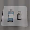 MFi Certified 256GB iPhone Flash Drive, Photo Stick Memory Stick for iPhone iPad, USB Thumb Drive for Photos Videos Transfer & Backup, External Storage Compatible for iPhone/Android/PC/Mac (Blue)