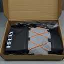 HEETA Waterproof Duffel Bag Motorcycle Dry Bag Backpack, 60L/80L Extra Large Rolltop Travel Duffle Bags with Straps & Handles for Kayaking Rafting Boating Canoeing Camping Gym Beach Cruise Ship (Black)