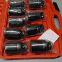 DAYUAN 9 Pcs Axle Nut Hub Impact 1/2" Drive Socket 29 30 31 32 33 34 35 36 38mm Socket Set