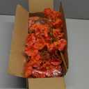 TURNMEON 4 Pcs Artificial Hanging Flowers for Outdoors Decorations Faux Flowers Plants for Outdoors, Silk Morning Glory with Eucalyptus Look Real UV Resistant for Home Yard Porch Outdoor(Orange)