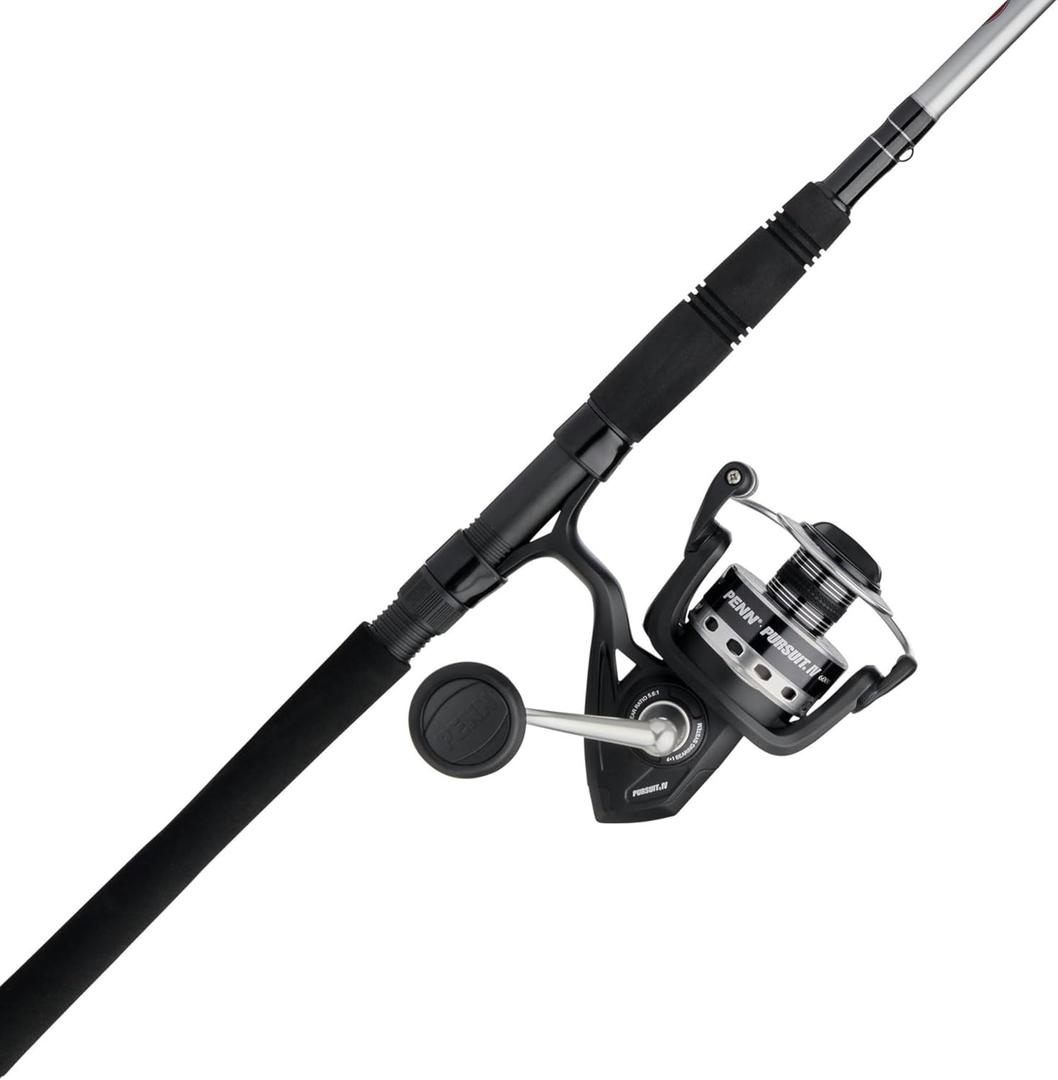 PENN Pursuit III & Pursuit IV Spinning Reel and Fishing Rod Combo (6000 Reel Size - 7' - Medium Heavy - 1pc)