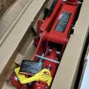 BIG RED T83006 Torin Hydraulic Trolley Service/Floor Jack with Extra Saddle (Fits: SUVs and Extended Height Trucks): 3 Ton (6,000 lb) Capacity, Red