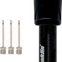 Franklin Sports Ball Pump + Pressure Gauge with Needle - Perfect Pump Hand Pump for Sports Balls - Air Inflation Pump for Soccer, Basketballs + More, Black (One Size)