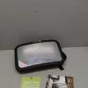 KeaBabies Baby Car Seat Mirror - Wide Shatterproof Backseat Infant Car Mirror for Baby Rear Facing, Crystal Clear View, Travel Accessories, Easy Install & Adjust for Removable Headrest (Matte Black) (Large 11.5 x 7.5")