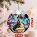 Christmas Ornaments Dragon Ornaments for Christmas Tree, Xmas Decorations, Holiday Decor, Ideal Gifts for Dragon Lover, Holiday Present & Xmas Gift, Festive Gifts for Neighbor, Friends and Family