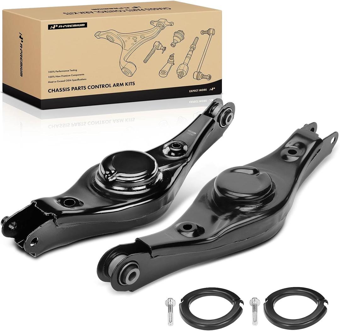 A-Premium 2 x Rear Lower Control Arm, with Bushing, Compatible with Honda Odyssey 2011-2017