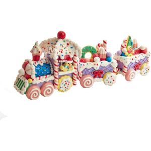 Kurt Adler 14.4-Inch Claydough Train Set