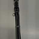 TECEUM Reflective Dog Collar – Black – S – Extra Soft Padding – Basic Nylon Pet Collar – Quick Release Buckle – Fits Small Dogs, Puppies, Cats – ESA & Service Dog Options