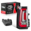 FOMIUZY Tail Lights Fit For GMC Yukon Yukon XL Denali 2015 2016 2017 2018 2019 2020 Rear Left Driver Side Brake Taillight Assembly LED Back Up Lamp Lens Cover Replaces 84536242 GM2800268 23380459