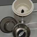 SHARDOR Electric Super Silent Blade Coffee Grinder, Timed Grind Control Rotary Knob, Adjustable Coarse to Fine for Coffee Beans, Spices & Herbs, with 1 Removable Stainless Steel Bowl, Cream