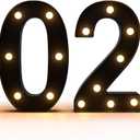 Black 2026 LED Marquee Numbers, LED Marquee Letter Lights New Year decor, Grad 2026 Sign Light up Letters for Graduation Decorations, Class of 2026 Light Up Numbers for Home College Graduation Party