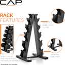Cap A-Frame Dumbbell Weight Rack | Color Series