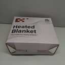 Heated Blanket Electric Throw 50" x 60" -Heated Throw Blanket with 4 Heating Levels & 3 Hours Auto Off,Machine Washable,ETL & FCC Certification(Dark Gray)