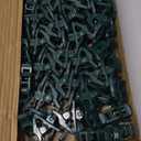 KJX Large C7 C9 Christmas Lights Spring Clips, 50 Pack Universal Gutter Roof Clips 180Adjustable for Christmas Lights Outdoor, Quick Light Hooks Hangers for Holiday Shingle Fence Gates