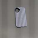 Magnetic Case for iPhone 17 , Compatible with MagSafe, Aesthetic Striped Cute Design for Women, Hybrid 2-Layer Hard Shell Phone Cover, Blue