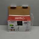 Homemate Heated Blanket Electric Throw - 50"x60" Heating Blanket Throw 1/2/4/6/8 Hours Auto-Off 10 Heat Levels Over-Heat Protection Soft Flannel Sherpa ETL Certification (Beige (Striped))