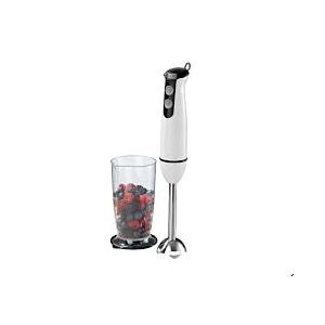 Mueller Immersion Blender Handheld - 8 Speed Stainless Steel Electric Hand Blender, 3 in 1 Emulsion Blender Handheld