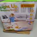 Rechargeable Stepping Stones for Kids, 6pcs Music and Light Up Non-Slip Balance Sensory Toys for Toddler, Kids Indoor and Outdoor Play Equipment, Birthday Gifts Toys for 2 3 4 5+ Year Old Kids