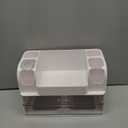 Makeup Organizer, Desk Organizer with 2 Large Drawers, Cosmetics Storage Box for nail polish,Lipstick, Brushes, Jewelry, Skincare, Bathroom Organization Boxes