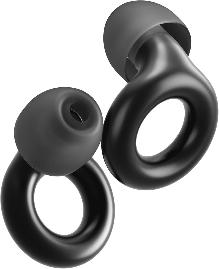 Loop Experience 2 Ear Plugs  Stylish Certified Hearing Protection for Concerts & Festivals, Live Events, Musicians, Sports, DJs and Nightlife  17dB Noise Reduction Earplugs (High-Fidelity) (Black)
