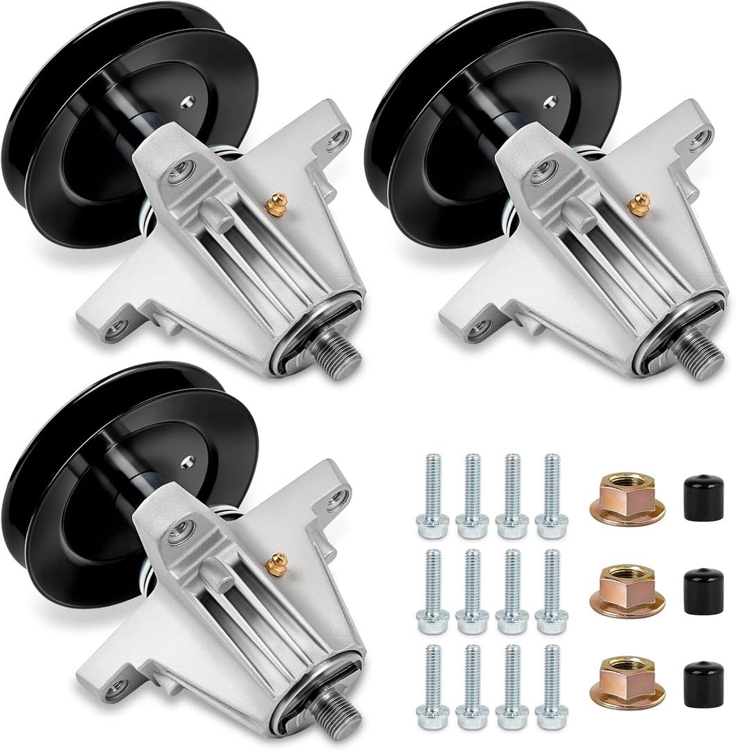 618-09256 Deck Spindle Assembly for 50" Lawn Mower Deck, Compatible with Cub Cad-et ZT1-50 ZT2-50, Craftsman Z5600 Z5650, Troy Bilt Mustang Z50, Replaces 618P09256, 3 Pack