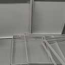 Nxconsu 2Pack Cabinet Shelves Stackable Shelf Organizer Rack Riser for Kitchen Cabinet Pantry Cupboard Counter Countertop Home Organization Storage Space Saver Heavy Duty Metal Nonslip White Wide Tall (12D * 16.1W * 9.5H)