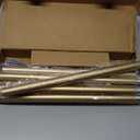 IFELS Heavy Duty Curtain Rods for Windows 66 to 120 Inch, 1 Inch Gold Curtain Rod Adjustable, Decorative Long Curtains Rods with Metal Finials, Easy Installation and Modern Design (A2,Gold,30"-120")