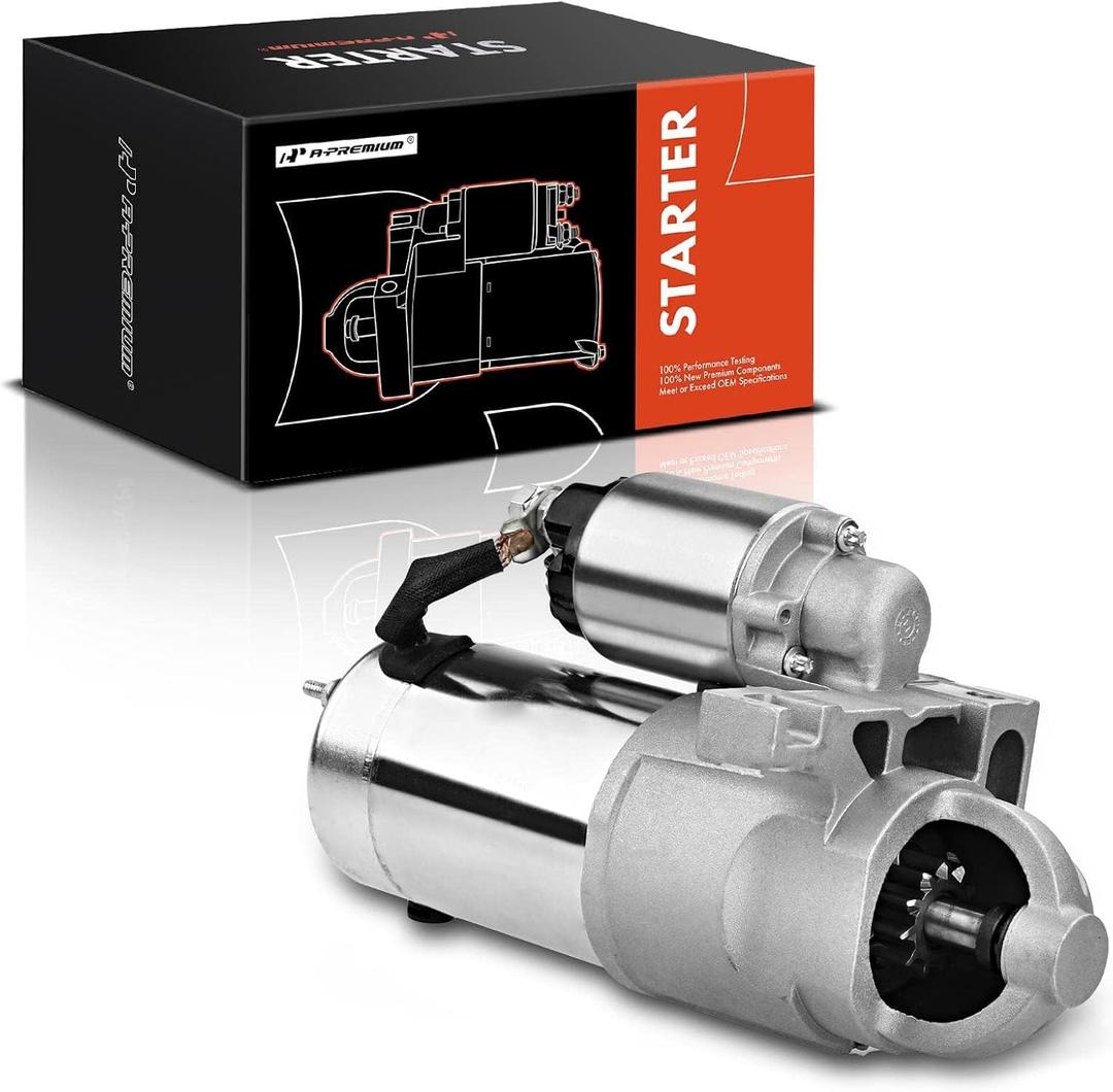 A-Premium Starter Motor Compatible with Chevy & GMC - Silverado 1500 2500, Suburban, Tahoe, Sierra, Yukon - 1999 2000-4.8L 5.3L - 12V 1.5KW 11 Teeth Clockwise - Replace# 41012440 10465463 SDR0070