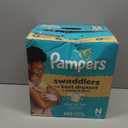 Pampers Swaddlers Diapers, Size 0 (up to 10 lbs), 140 Count, Absorbent, Keeps Baby Dry and Comfortable, Skin Safe Disposable Baby Diaper