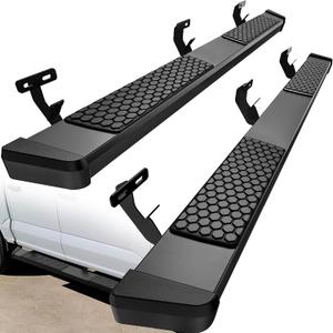 YITAMOTOR 6 Inches Running Boards Compatible with 2009-2018 Dodge Ram 1500 Crew Cab, 2019-2024 1500 Classic, 2010-2026 Ram 2500/3500 Side Steps Textured Black Nerf Bars