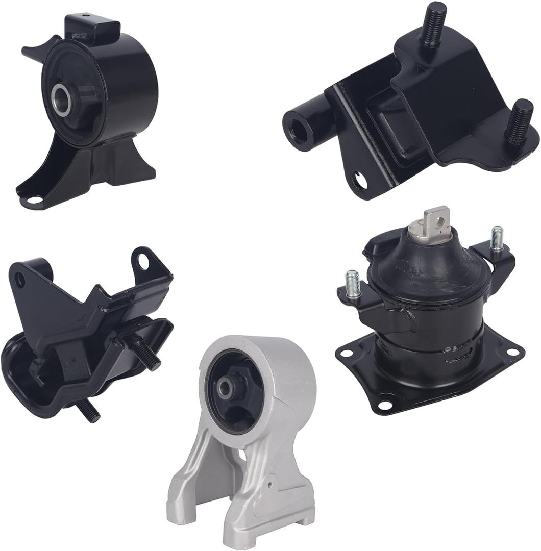 KUSATEC 5PCS Engine Motor Mount & Transsmission Mount Set Compatible with Honda Odyssey 2008 2009 2010, Replacement for A65016 A4553 A4558 A65023HY A4557
