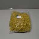 Huskein 120Pcs Gold Mardi Gras Beads Necklaces, 33 Inch Oval Beads Necklaces Gold Accessories, Christmas New Years Eve Party Favors, Mardi Gras Favors New Years Supplies Christmas Decorations