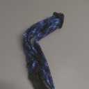 Autumn Cotton Dog Collar, Blue Plaid with Plastic Buckle, Adorable Pet Collar for Puppy, Cat or Dog