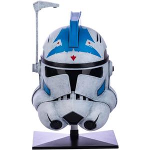 Evere SW Clone Arc Commander Helmet Cosplay Deluxe Halloween Collectible Prop, One Size (White)