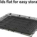 MidWest Homes for Pets Small Wabbitat Rabbit Cage, Grid Mesh Floor, Removable Tray, Top & Front Door Access, Rust Resistant Finish, No Tools Required