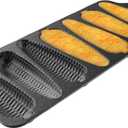 Cast Iron Cornbread Pan-Pre-Seasoned Bakeware with 7 Corncob Sticks-Compatible with Oven, Stovetop, Induction, Grill, and Campfires by Classic Cuisine,