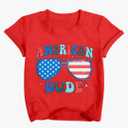 FRYAID 4th of July Shirt Toddler Baby Boys Girls American Flag Patriotic Tshirt Little Kids Cotton Tee Clothes (160)