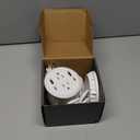 Desktop Power Grommet, 65W USB C Fast Charging, Flush Mount Recessed Power Strip 3-Inch Hole, 2 Outlets, 4 USB Ports, Countertop Outlet (White)