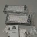 2pcs Hanging Grow Lights for Indoor Plants (20w X2) with Height Adjustable, 4000 Lumen LED Bonsai Houseplant Growing Lamp with On/Off Switch, Grow Light UV-IR Full Spectrum