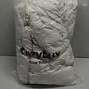 CozyLux Queen Comforter Set Beige Seersucker 7 Pieces Bed in a Bag Queen Comforter Set with Sheets, Luxury Soft Bedding Set with Down Alternative Comforter, Sheets, Pillowcases & Shams for All Seasons