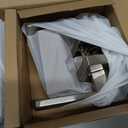 Veise VE027-L Built-in WiFi Smart Lock with Handle, Fingerprint keyless Entry Door Lock Set, App Remote & Voice Control, Electronic Deadbolt for Front Door, Touchscreen Keypad, Auto Lock, Satin Nickel